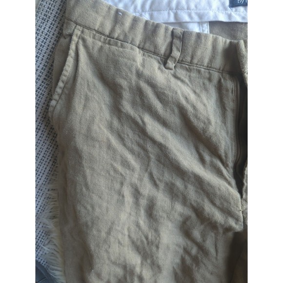 VTG Polo By Ralph Lauren Men’s Linen Flax BrownCASUAL DRESS PANTS TROUSERS 36/30 - Picture 4 of 15